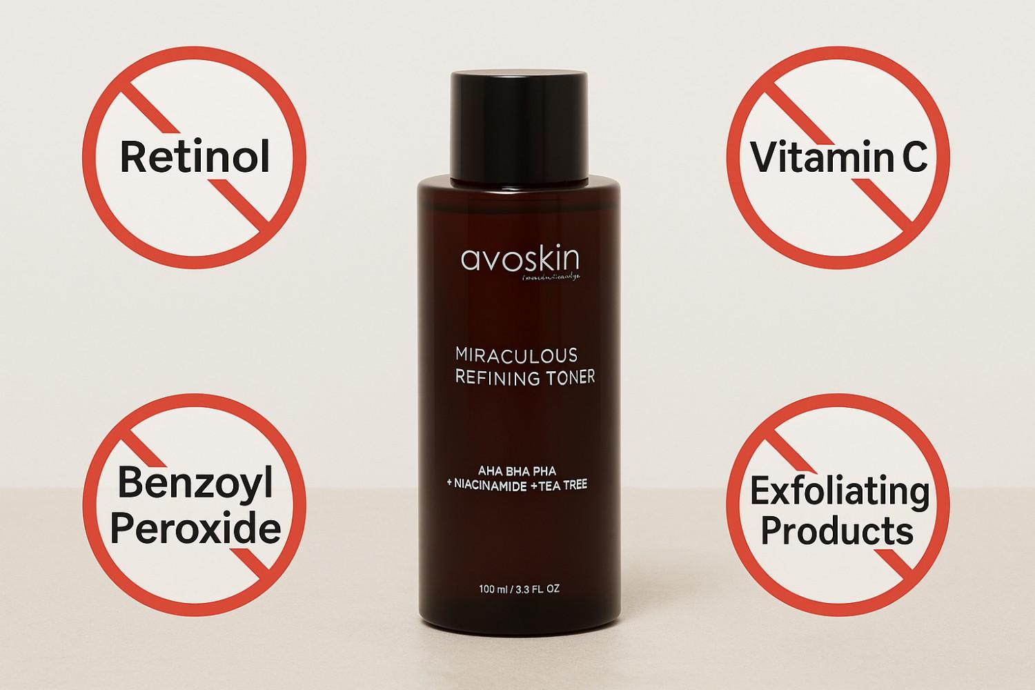 Avoskin Miraculous Refining Toner Tidak Boleh Dicampur Dengan? 1 Avoskin Miraculous Refining Toner Tidak Boleh Dicampur Dengan