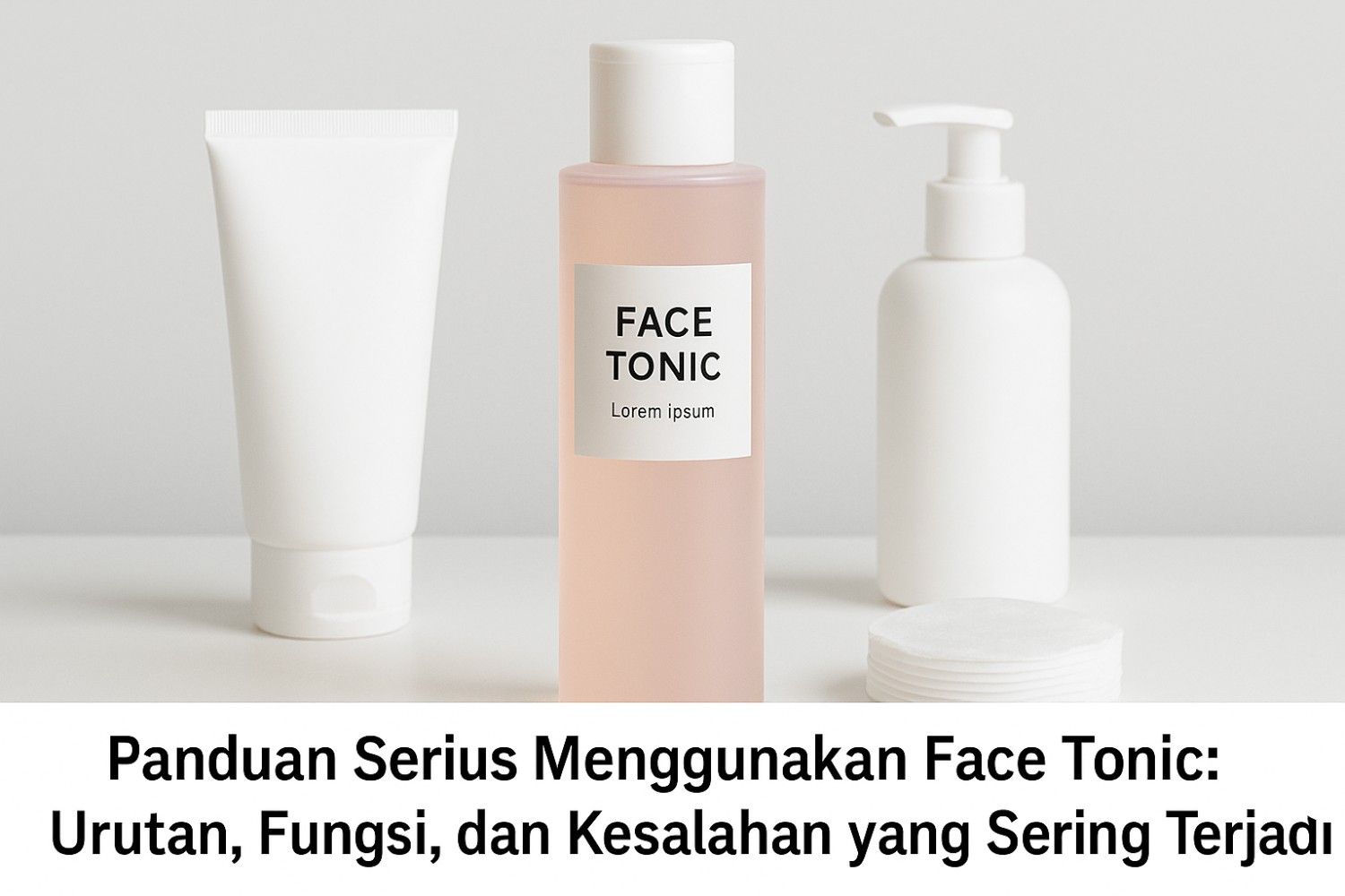Panduan lengkap face tonic: urutan pemakaian, fungsi, dan jawaban apakah setelah memakai face tonic harus cuci muka.