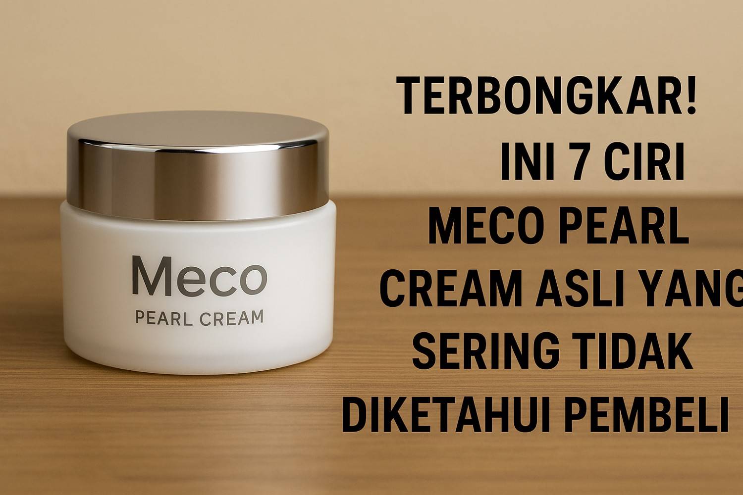 Ini 7 Ciri Meco Pearl Cream yang Asli