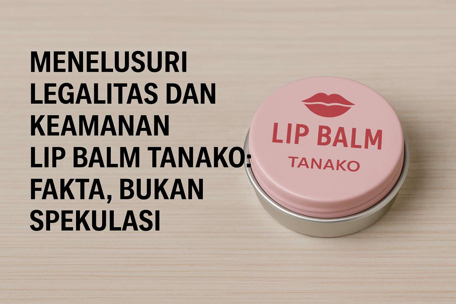 Ulasan lengkap tentang Lip Balm Tanako, apakah berbahaya, halal, dan sudah BPOM? Temukan fakta keamanan dan legalitas produk ini di sini.