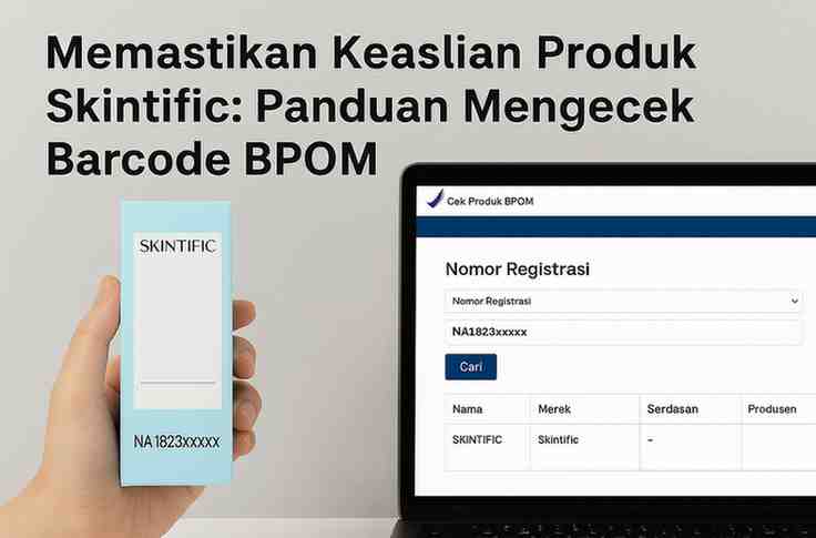 Cara Cek Barcode BPOM Skintific Asli