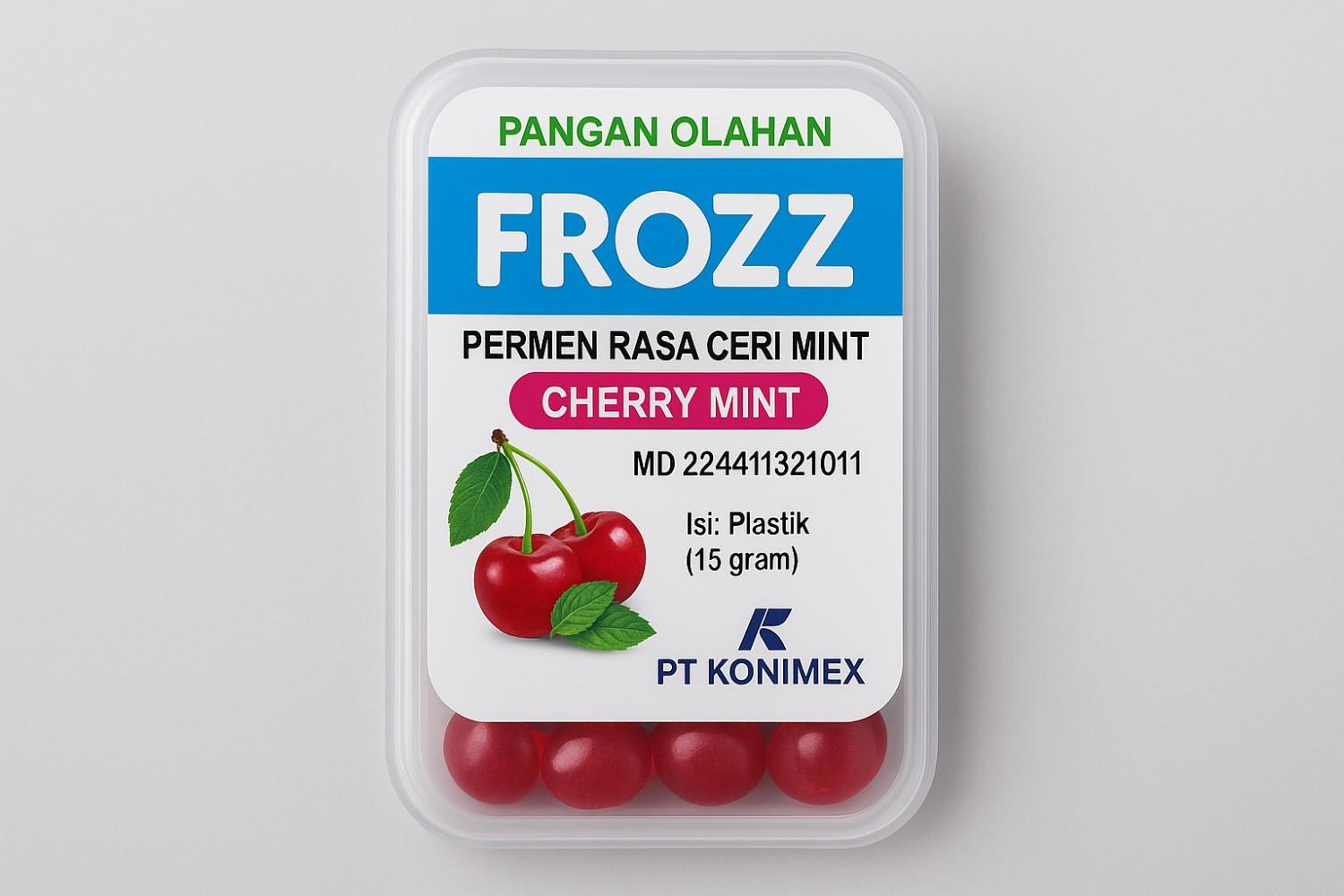 Frozz Permen Rasa Ceri Mint 1 Frozz Permen Rasa Ceri Mint