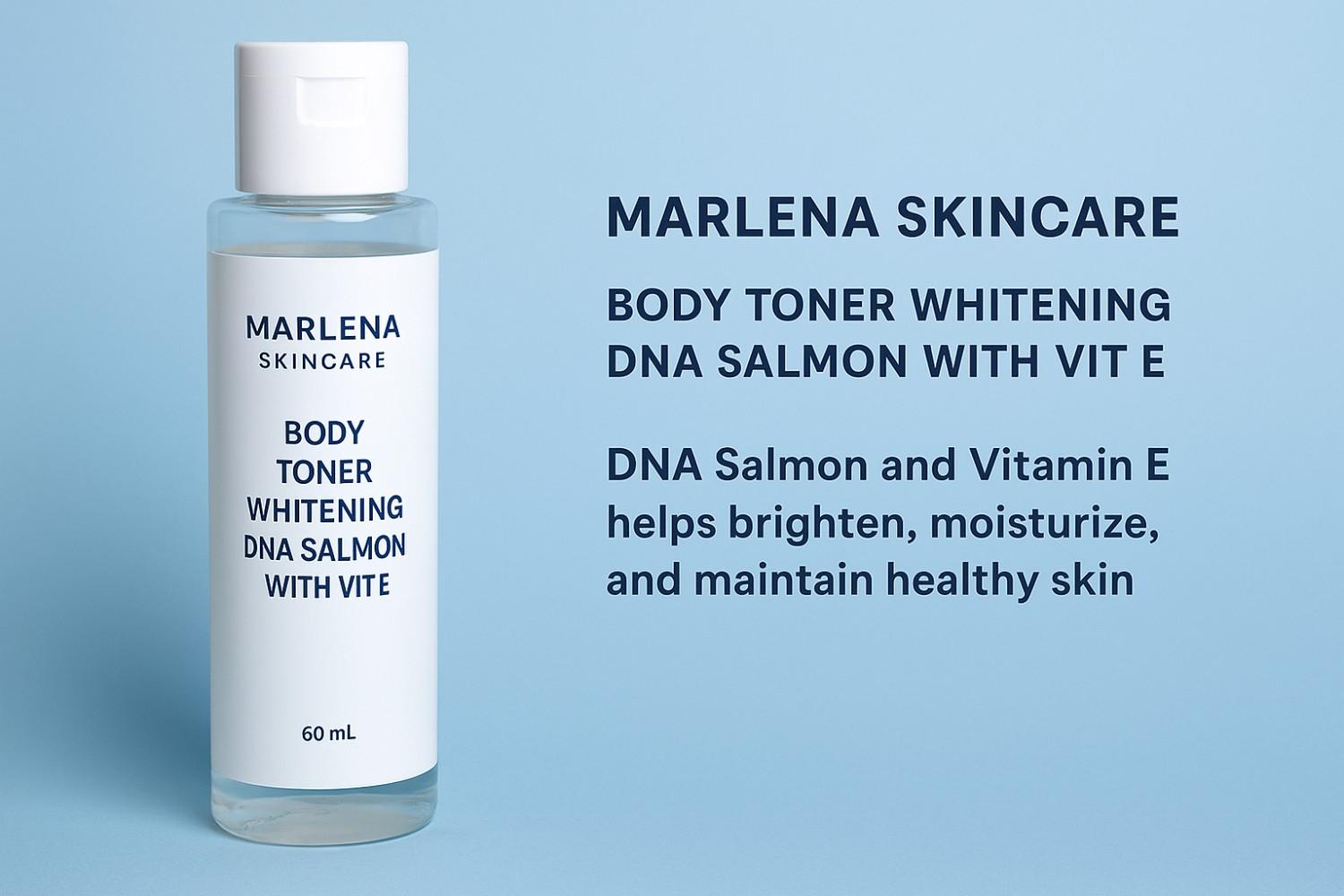 Marlena Skincare Body Toner Whitening DNA Salmon With Vit E