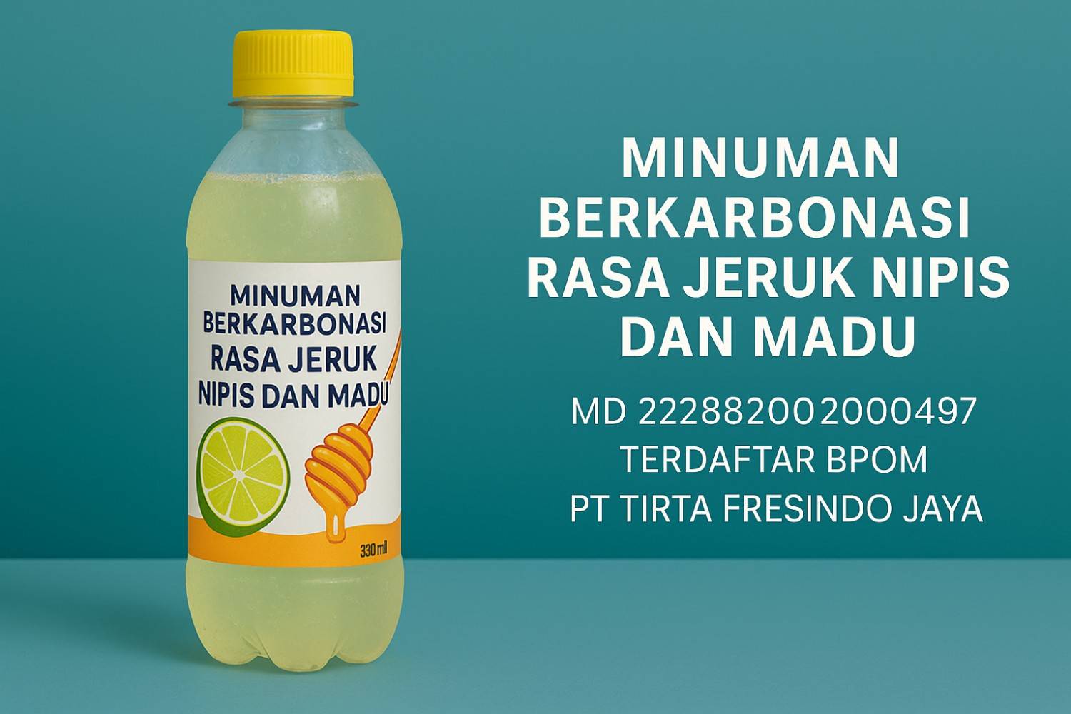 Minuman Berkarbonasi Rasa Jeruk Nipis Madu Sudah BPOM