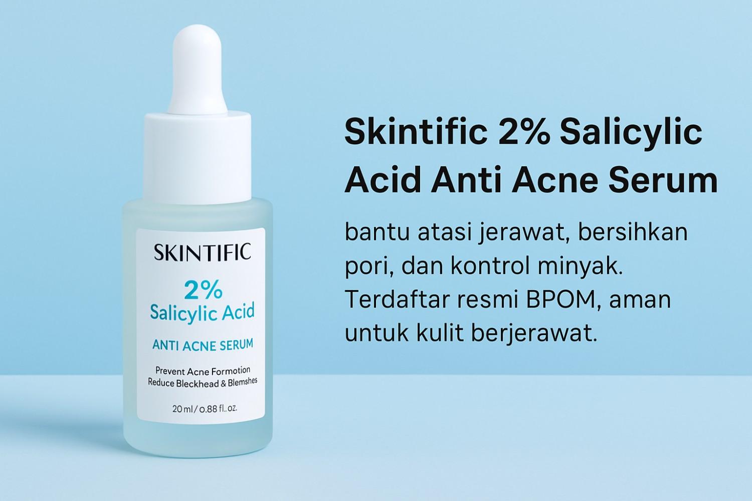 Skintific 2% Salicylic Acid Anti Acne Serum