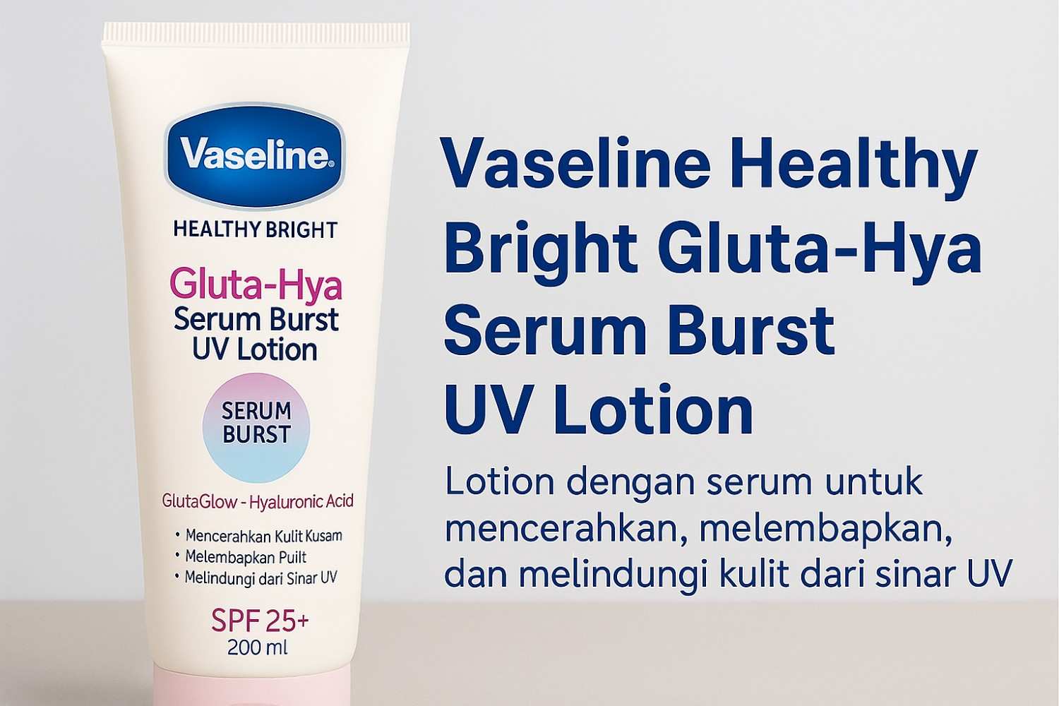Vaseline Gluta-Hya Serum Burst UV Lotion