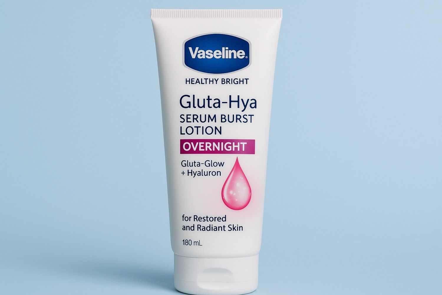 Vaseline Healthy Bright Gluta-Hya Serum Burst Lotion Overnight